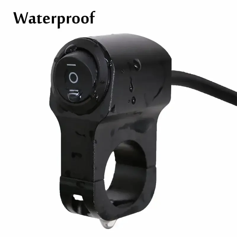 12V LED Motorcycle Switch ON-OFF Handlebar Headlight Adjustable Mount Waterproof Power Switches Butt I.1204685734