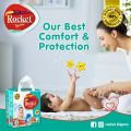 Rocket Premium Diapers Jumbo Pack Size 3 Medium (4-9KG), 72 Count. 