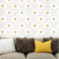 35*35cm 3D Wall Stickers -Ceiling Panel Roof Waterproof Self-Adhesive Foam Wallpaper- Room Kitchen TV Backdrop Home Decoration. 