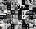 50 Aesthetic 4x6 inch customizes  pictures wall college black and white of your own choice. 