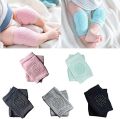 Baby Crawling Anti-Slip Knee Pads, Adjustable Breathable Cotton Baby Toddlers Anti-fall Knee/Elbows Socks Set Unisex, For Babies Infant Toddler Boys And Girls Safety Protector (a pair). 
