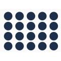 Pack of 20 Sheets Removable Round Dot Stickers – Color Coding Labels – 720 Stickers 16mm Self-adhesive Paper Tag –ART-36. 