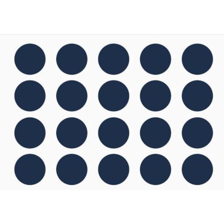 Pack of 20 Sheets Removable Round Dot Stickers – Color Coding Labels – 720 Stickers 16mm Self-adhesive Paper Tag –ART-36