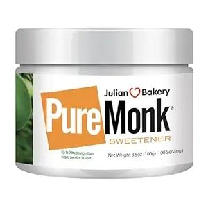Julian Bakery Pure Monk | v25% Monk Fruit Extract | Sweetener | Sugar Free | 3.5oz | 100 Servings