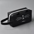 Kawaii Cat Pencil Case PU Leather Super Capacity School Pencil Box For Girls Stationery School Supplies. 