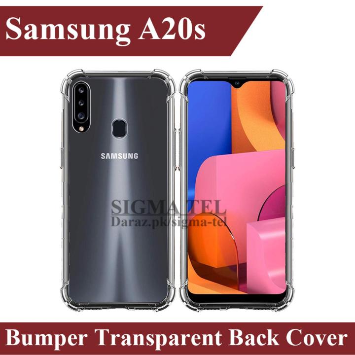 Samsung A20s Back Cover Transparent Extra Bumper Anti Shock Soft Crystal Clear Case For Galaxy A20s