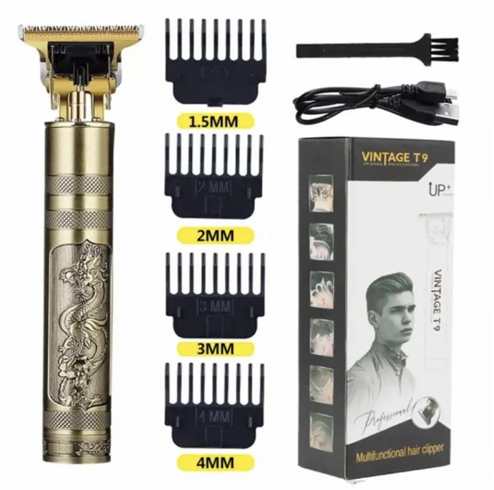 VINTAGE%20T9%20RECHARGEABLE%20Original%20Electric%20Hair%20CLIPPER%20Cutting%20Machine%20Professional%20Hair%20Barber%20Trimmer%20For%20Men%20T9%20Clipper%20Shaver%20CORDLESS%20-%20Image%202