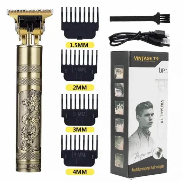 VINTAGE%20T9%20RECHARGEABLE%20Original%20Electric%20Hair%20CLIPPER%20Cutting%20Machine%20Professional%20Hair%20Barber%20Trimmer%20For%20Men%20T9%20Clipper%20Shaver%20CORDLESS%20-%20Image%202
