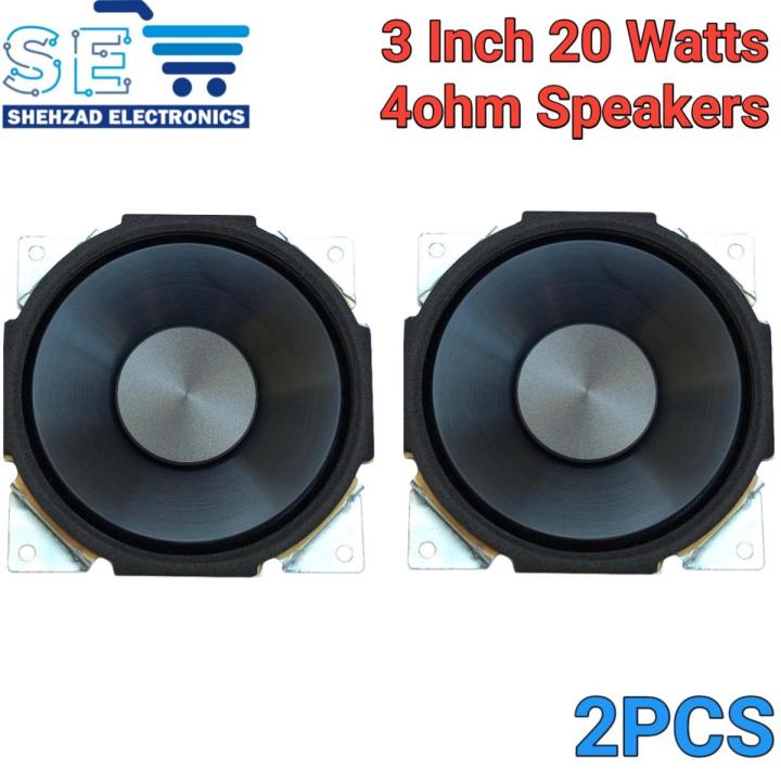 2PCS 3 Inch 20W 4ohm Audio Speaker HiFi Full Range Speakers