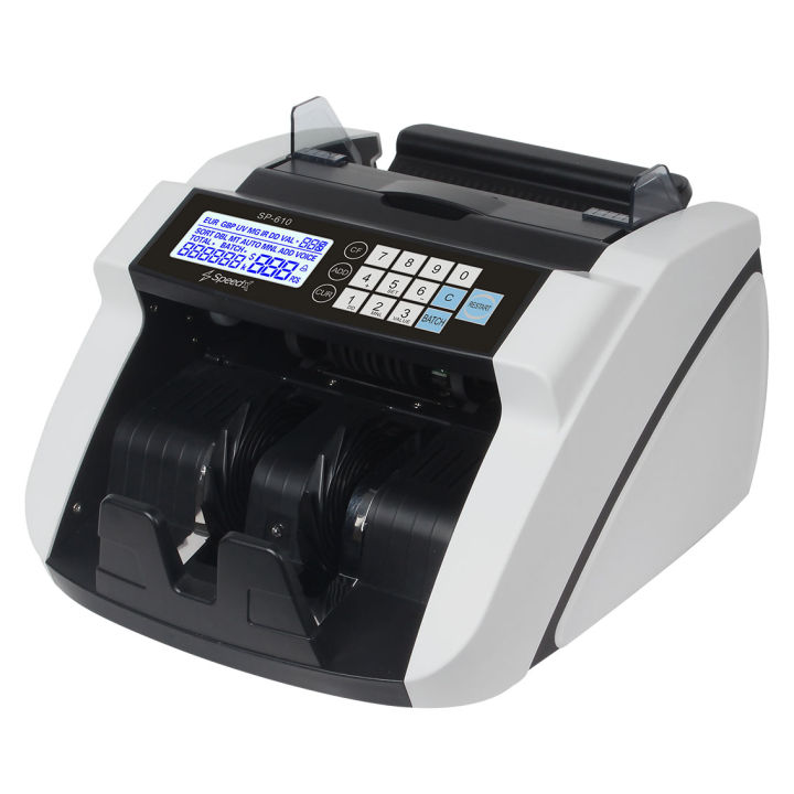 Speedx Sp-610 Advanced Cash Counter Machine With Fake Note Deduction ...