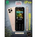 Etachi iPro New 2025, Etachi I Pro 4 sim , 4 sims Support,  2.4 Inch Display, Airplan Mode, Auto Call Recording, PTA APPROVED, 2000mAH Battery, Rejected Unknown Callers, 1 Year Brand Warranty. 