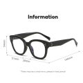 Women Men Leopard Frame Square Hyperopia Eyeglasses PC Material Anti Blue Light Power Glasses With Diopters Plus 0 +1.0 To +4.0. 