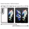 Transparent Soft TPU Bumper Case For Samsung Galaxy Z Fold 5 4 Case Hard Acrylic Back Fold5 Fold4 Fold 3 Cover. 