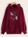 New Hoodie Design Printed Fleece Winter Hoodie for Woman and Girls Pullover Comfortable Wear all Colors. 