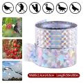50m/80m Anti Bird Tape Flashing Reflective Audible Bird repeller Scare Tape Pigeons Crow Keep Away Double-sided Bird Repeller Ribbon. 
