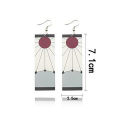 Acrylic Tanjiro Earrings Demon Slayer Earrings Anime Cosplay Props Girls Jewelry. 