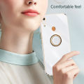 For Huawei Y6 Prime 2019 Back Cover with Ring Holder Luxury 6D Plating Gold Design Shiny Bling Stand Case Camera Protection Soft Silicone Mobile Phone Cases. 