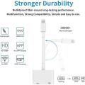 [Apple MFi Certified] Lightning to HDMI Digital AV Adapter,1080P Video & Audio Sync Screen Converter AV Adapter with Charging Port for iPhone HDMI Converter to HD TV/Projector/Monitor Support All iOS. 