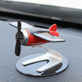 Mini Car Airplane Model Air Freshener Solar Panel With Solid Fragrant Car Perfume Aroma Diffuser Ornament Auto Decor Accessories Mushen. 