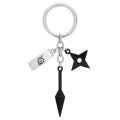 Key Chain Anime Cosplay Props Headband Kunai Shuriken Shuriken Model Key Ring Cartoon Cute Metal. 