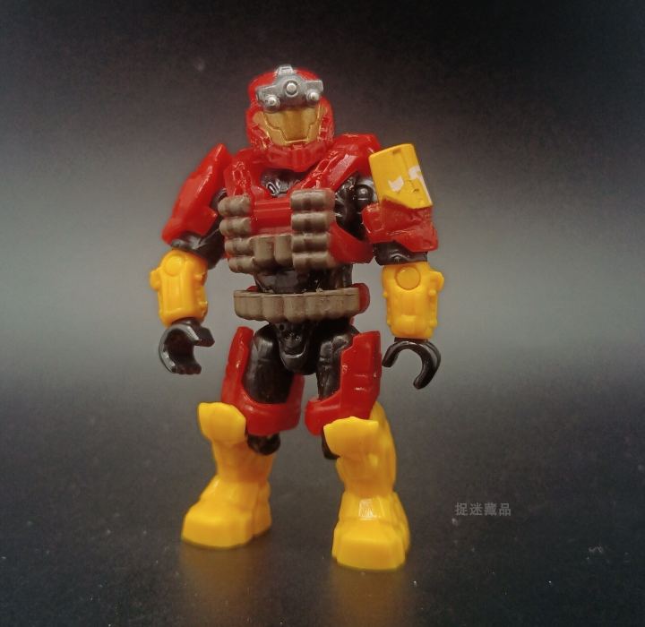 Mega Bloks Halo Movable Doll Mech Warrior Master Chief Assembled Building Blocks Anime Figure Minifigures Action Model Toy Gifts