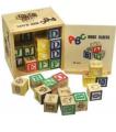 ABC & 123 Wood Blocks WOODEN ABC BUILDING BLOCKS 48 PCS (Large). 