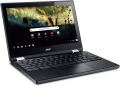 Acer R11 Convertible 2-in-1 Chromebook in Black 11.6in HD Touchscreen Intel N3060 1.6Ghz up to 2.48GHz 4GB RAM 16 GB SSD, Webcam, Bluetooth, Play Store, Chrome OS (Refurbished). 