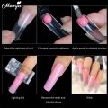 Monja 100Pcs Nail Mold Forms for Poly Extension Gel False Nails Art Tips Acrylic Fake Finger Gels UV Polish Quick Building Sculpted Fake Tips Mold DIY Manicure Design Tools. 