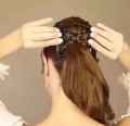 Magic Double Hair Clip Comb -- Creative African Butterfly Hair Clip,Retro Double Beaded and wooden handmade designed,can be used as any jumbo hair clips,twine around your ponytail,make you charmer and elegant. Elegant Designed -- Hair comb fashion magic b. 