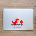 No Internet Sticker For Laptop Mac Book White And Black Color Sticker - Decals - Skins. 