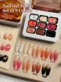 💅 Jillradia Smudge High Pigment Semi Solid Patting Gel Nail Polish – Blooming Marble Nail Art UV/LED Gel for Salon & Home Use. 
