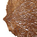 6 Pieces Table Placemat For Dining Table Mat Soft PVC Palm Leaf Placemat Simulation Plant Mats Coffee Cup Table Mats Home Desktop Decoration. 
