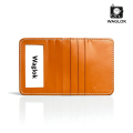 Fashion Slim Wallet, Poma Soft Leather Card Holder, Best Quality Purse For Cash & Cards - 6 Card Slots, 1 Cash Pocket & 1 Window Card Slot. 