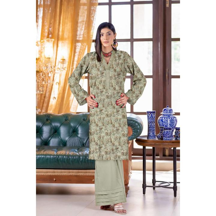 M2C-04 - Safwa Mother Digital Print 2 Piece Unstitched Fabric For Women Lawn Sale Collection