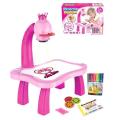 Projector Painting Drawing Table Set for Kids, Trace and Draw Projector Toy with Light , Child Smart Projector Sketcher Desk, Learning Projection Painting Machine for Boy Girl 3+ Years Old. 