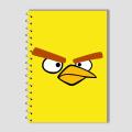 Spiral Notebook A4 or A5  -  Angry Birds. 