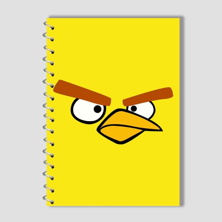 Spiral Notebook A4 or A5  -  Angry Birds