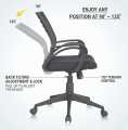 Office Chair Ergonomic Desk Chair Mesh Computer Chair Lumbar Support Modern Executive Adjustable height Rolling Swivel Chair for Back Pain, Black. 