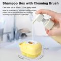 Soft Silicone Bath Brush with Hooks | Baby & Adult Body Scrubber | Random Color | With Box. 