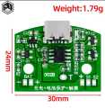 8w Type-C Table Lamp Circuit Board USB Charging Three Gear Stepless Dimming Led Touch Small Night Lamp Control Module green. 