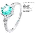 Open Ring Water Drop Ladies Artificial Gemstone Proposal Ring. 