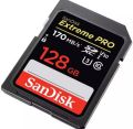 SanDisk - Extreme PRO - 128GB - 200 MB/s - SDXC / UHS-I / U3 / V30 - Memory Card. 
