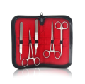 Stainless Steel Basic Training Suture Practice Suturing Scissors Forceps Tool Kit For Doctor, Nurse, Surgeon, Dentist, Veterinary, Medical Student, Biology and Dissection Lab Students, 5 Piece Practice and Teaching Supplies Medical Instruments. 