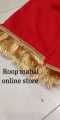 Red Saifoon Dupatta With Fancy Kiran Lace by Roop Mahal Online Store. 