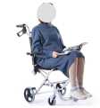 Aluminum Folding Stair Chair Travelling Outdoor Comfortable Mobile Wheelchair, Portable Lightweight Evacuation Ultra Lightweight Aluminum Alloy Transport Outdoor. 
