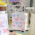 Handle design Butterfly gift bags Elegant Kraft paper material Butterfly print Butterfly treat bags Colorful Bridal goodie bags for Wedding favors Birthday party decorations Baby shower gifts Party. 