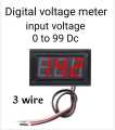Digital voltage meter.. 