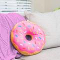 Imported Quality 3D Cute Donuts Food Cushion Nice Bottom Cushion Nap Pillow Doughnut Back Cushion Pillow Saddle Car Set Plush Toys Kids Gift Home Textiles Decorations. 
