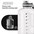 【 Item】Water Bottle 2 Litre Portable Large Capacity Sports Water Bottle Plastic Water Bottle Drop-proof BPA Free. 