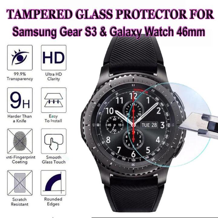 2.5D%20High%20Quality%20Tampered%20Glass%20Protector%20For%20Samsung%20Gear%20S3%20Frontier,%20Gear%20S3%20Classic%20and%20Galaxy%20Watch%2046mm%20(Glass%20Size%2033mm)%20-%20Image%204